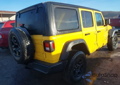 2018 Jeep Wrangler Unlimited Sport 4X4 z USA, uszkodzony, nr VIN 1C4HJXDG9JW296585